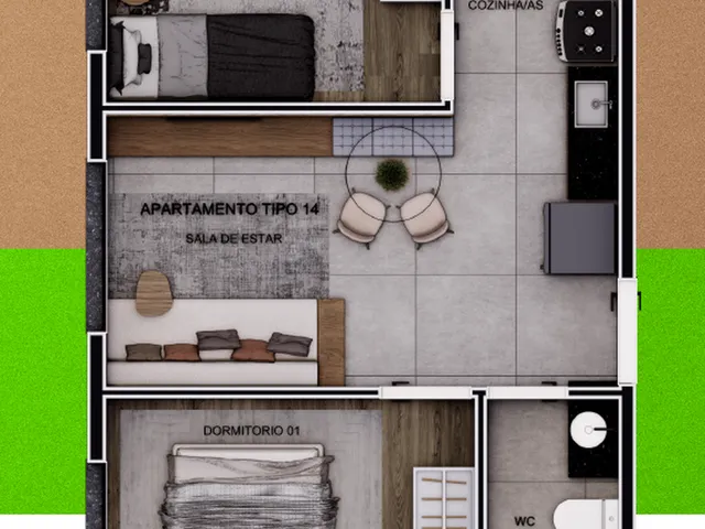 Imagem 9: Innove Jacuí Apartamento com 2 dormitórios