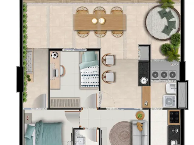 Imagem 5: Ilha de Malta Apartamento com 3 dormitórios