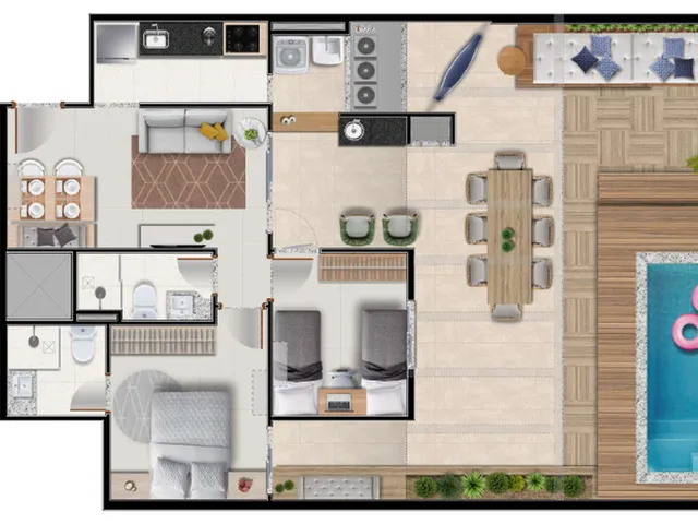 Imagem 10: Ilha de Malta Apartamento com 3 dormitórios