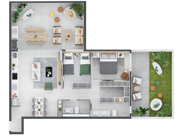 Imagem 9: Plural Apartamento com 3 dormitórios