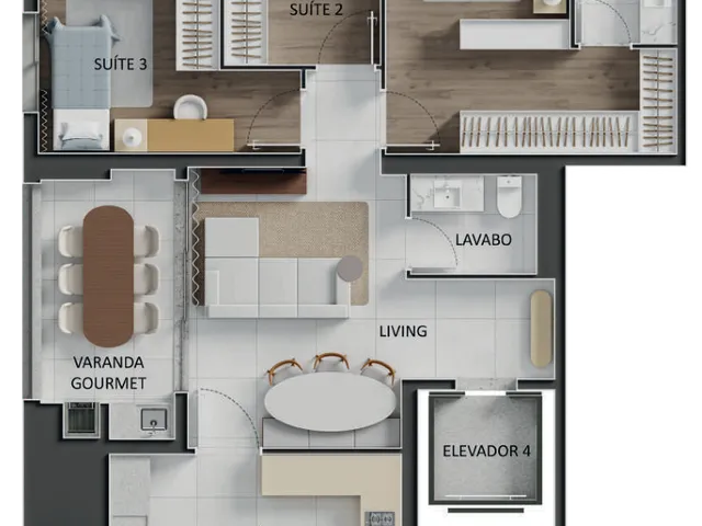 Imagem 4: Apartamento À Venda no Bairro Setor Bueno - Goiânia/Go