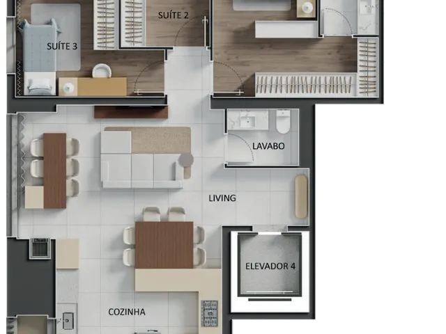 Imagem 5: Apartamento À Venda no Bairro Setor Bueno - Goiânia/Go