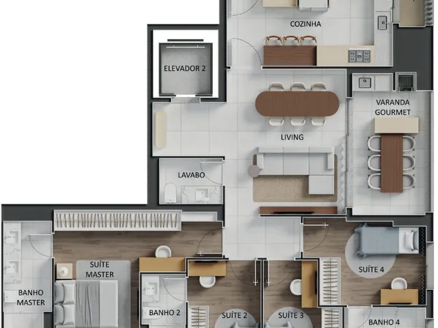 Imagem 6: Apartamento À Venda no Bairro Setor Bueno - Goiânia/Go