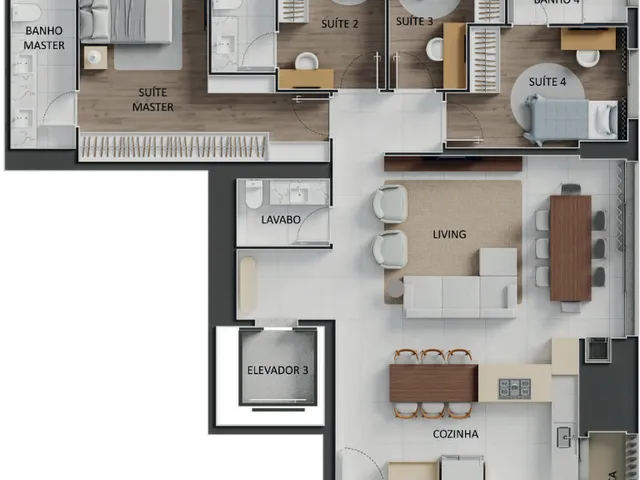Imagem 9: Apartamento À Venda no Bairro Setor Bueno - Goiânia/Go