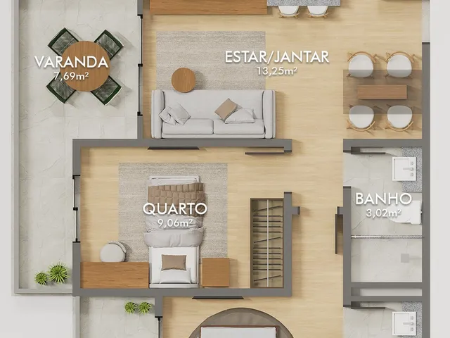 Imagem 12: Inizio Apartamento com 2 dormitórios