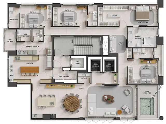 Imagem 8: City 23 Apartamento com 4 dormitórios