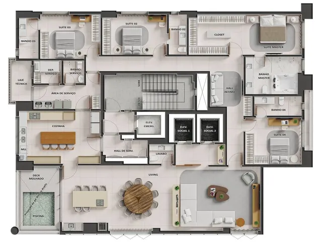Imagem 10: City 23 Apartamento com 4 dormitórios