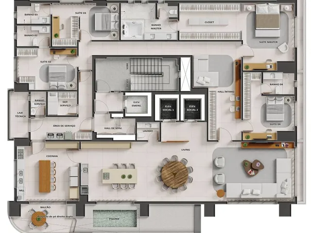 Imagem 13: City 23 Apartamento com 4 dormitórios