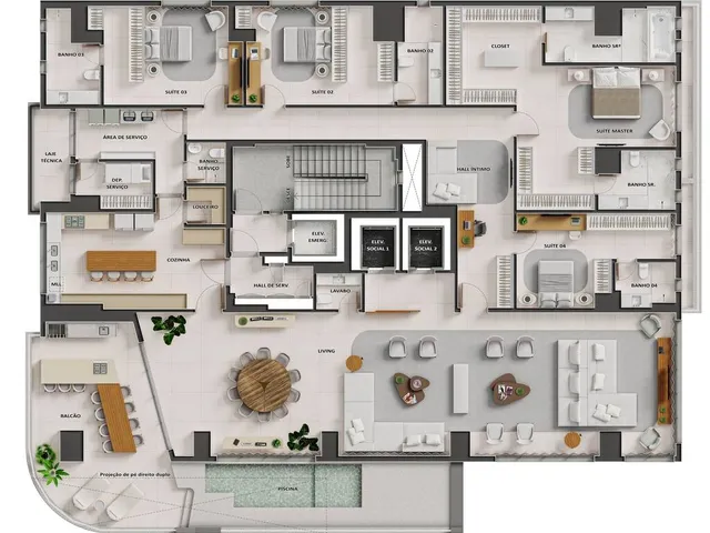 Imagem 16: City 23 Apartamento com 4 dormitórios