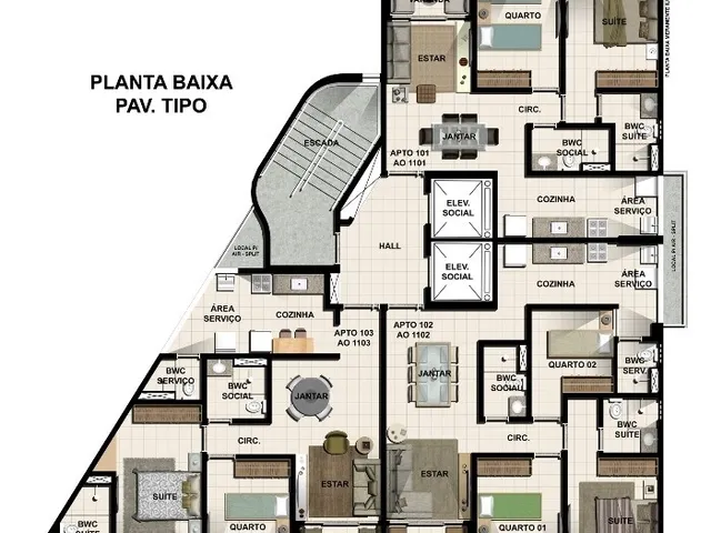 Imagem 2: Mont Blanc Apartamento com 2 dormitórios