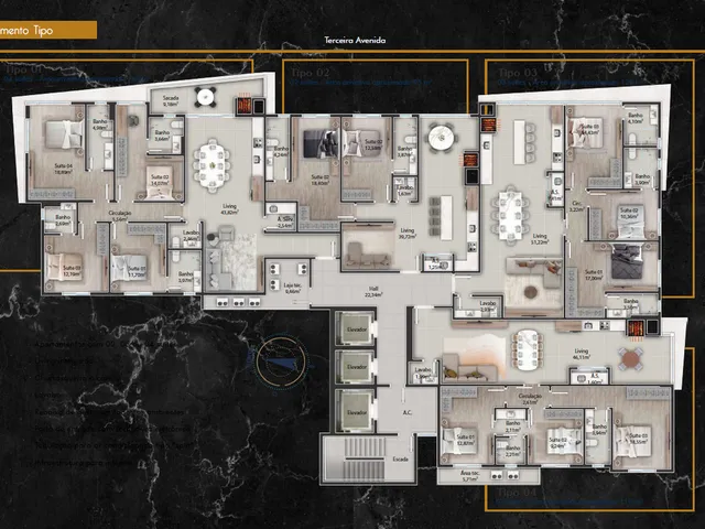 Imagem 3: Terzo Viale Apartamento com 3 dormitórios