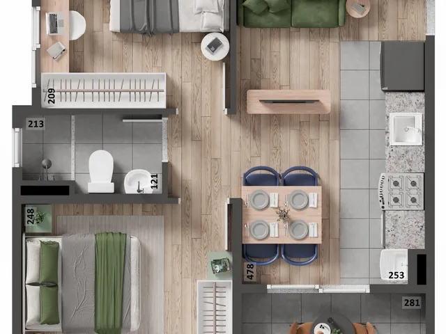 Imagem 3: London Plaza Apartamento com 2 dormitórios