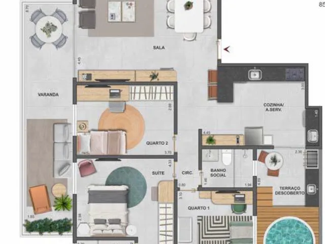 Imagem 4: Basílio Tijuca Apartamento com 2 dormitórios