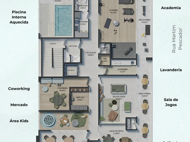 Imagem 2: Alpha Residence Apartamento com 2 dormitórios