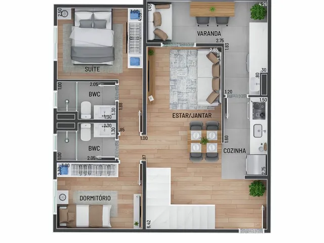 Imagem 5: Harmonia Class Apartamento com 2 dormitórios