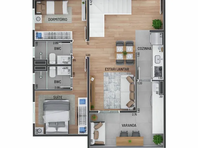 Imagem 7: Harmonia Class Apartamento com 2 dormitórios