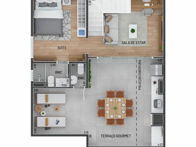 Imagem 8: Harmonia Class Apartamento com 2 dormitórios