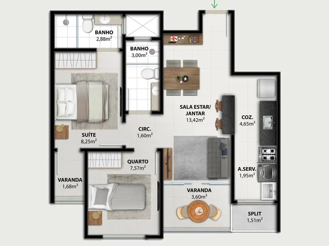 Imagem 7: Vitale Apartamento com 2 dormitórios