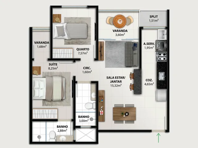 Imagem 8: Vitale Apartamento com 2 dormitórios