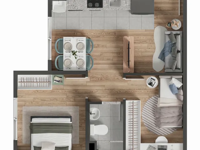 Imagem 3: Felicce Apartamento com 2 dormitórios
