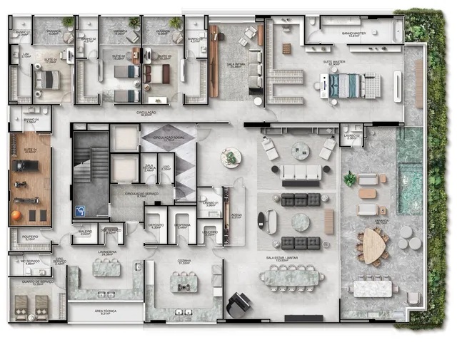 Imagem 13: Seven Apartamento com 5 dormitórios