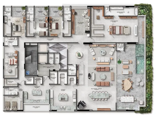 Imagem 9: Seven Apartamento com 5 dormitórios