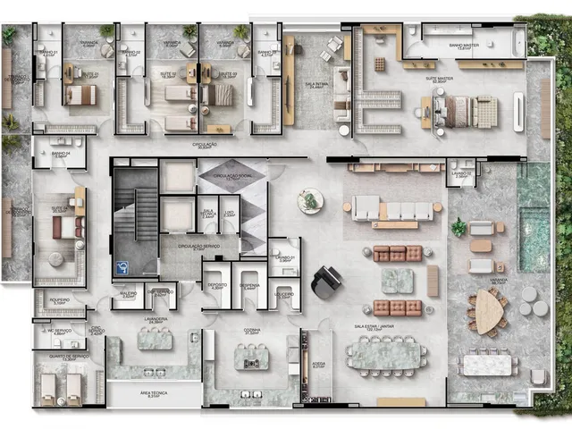 Imagem 2: Seven Apartamento com 5 dormitórios