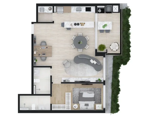 Imagem 10: Atlân Apartamento com 3 dormitórios