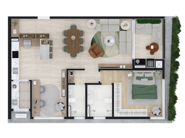 Imagem 13: Atlân Apartamento com 3 dormitórios