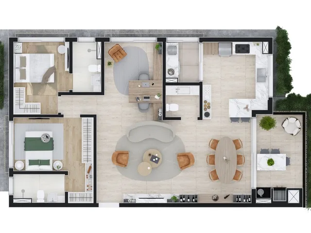Imagem 15: Atlân Apartamento com 3 dormitórios