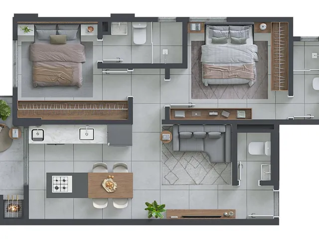 Imagem 8: Vista Vila Apartamento com 1 dormitório