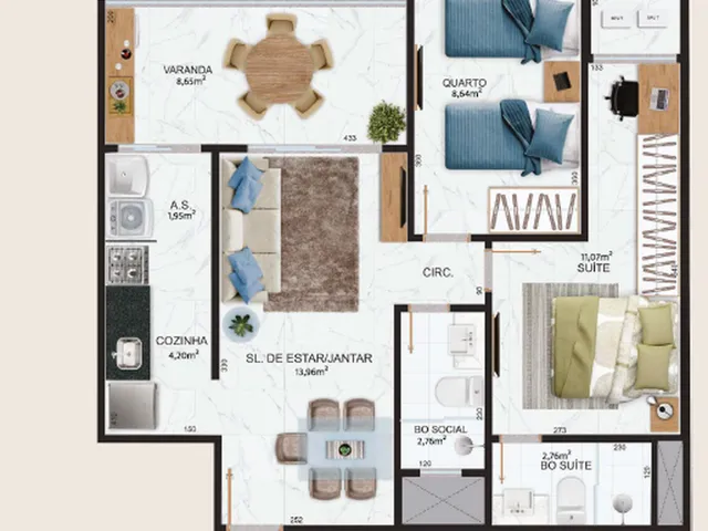 Imagem 7: Camburi Reserve - Residencial