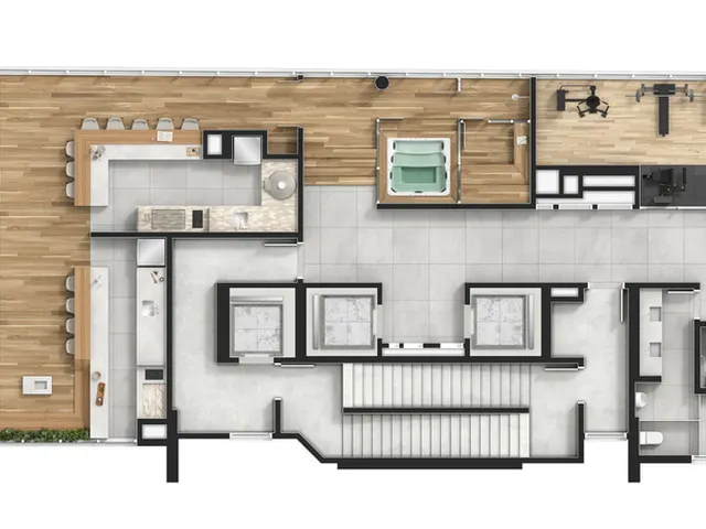Imagem 3: Brise Apartamento com 2 dormitórios
