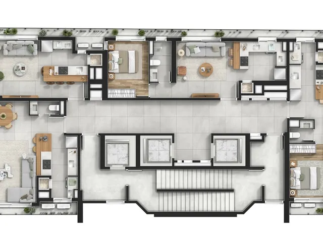 Imagem 6: Brise Apartamento com 2 dormitórios