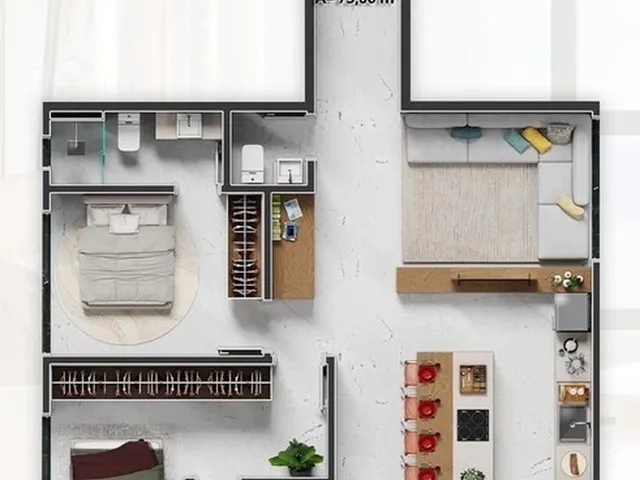 Imagem 2: Balas Horizon Apartamento com 2 dormitórios