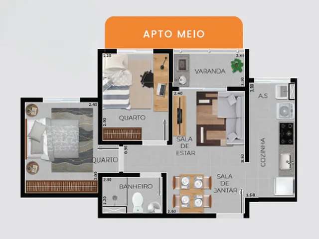 Imagem 3: Rio+ Residencial Clube - Fase 1
