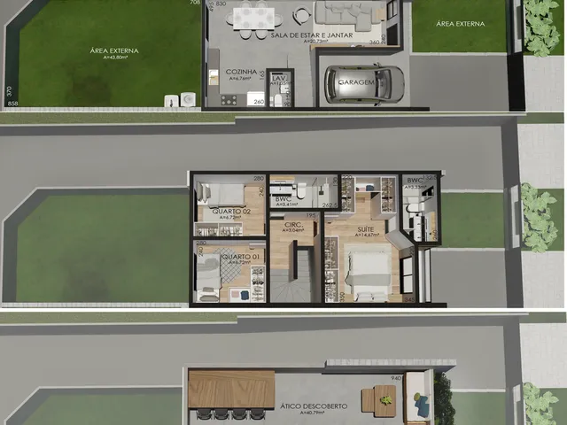 Imagem 3: Santorini Casa em condomínio com 3 dormitórios