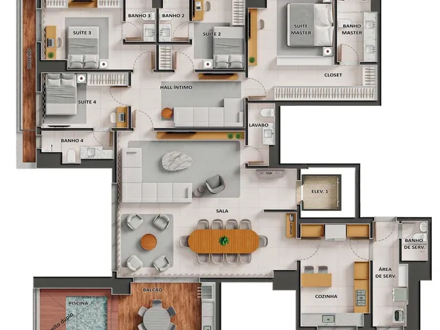 Imagem 10: City House Apartamento com 4 dormitórios