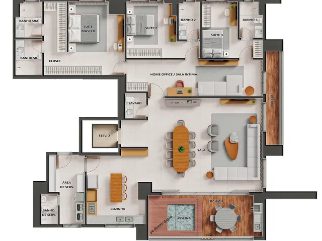 Imagem 14: City House Apartamento com 4 dormitórios