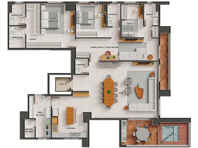 Imagem 16: City House Apartamento com 4 dormitórios