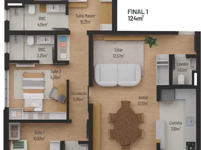 Imagem 15: Itá Rare Homes Apartamento com 3 dormitórios