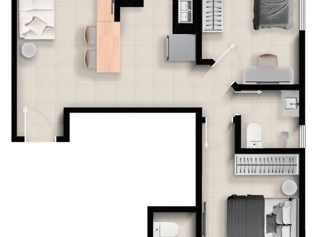 Imagem 14: JIHED II Apartamento com 2 dormitórios