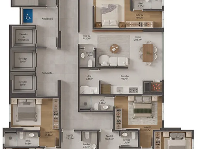 Imagem 10: Isla Saona Apartamento com 2 dormitórios