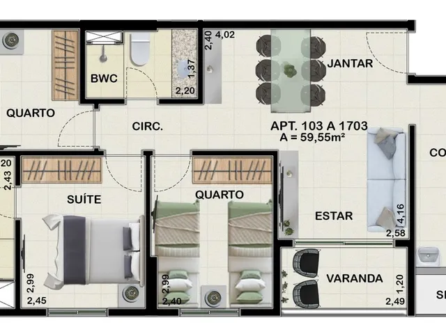 Imagem 2: Madalena Prime Apartamento com 3 dormitórios