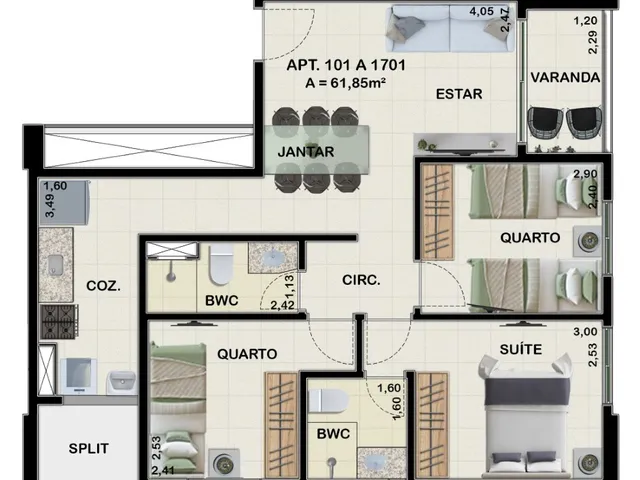 Imagem 4: Madalena Prime Apartamento com 3 dormitórios