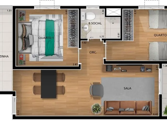 Imagem 3: Apartamento À Venda no Bairro Rio Comprido - Rio de Janeiro/Rj