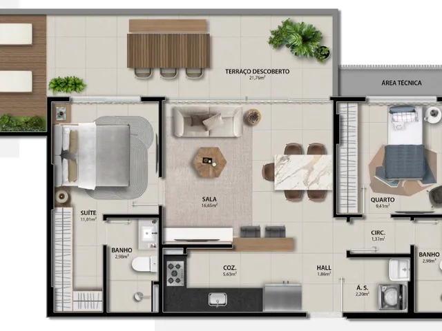 Imagem 5: AIR@225 Apartamento com 2 dormitórios