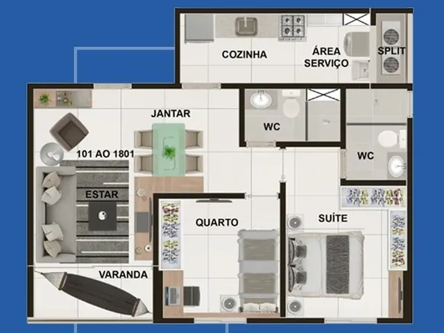 Imagem 6: Paulo Ferreira Apartamento com 2 dormitórios