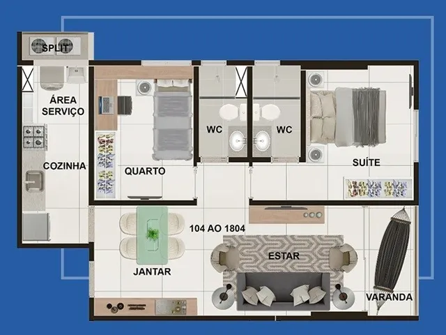 Imagem 7: Paulo Ferreira Apartamento com 2 dormitórios