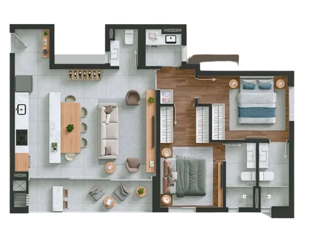 Imagem 3: Kóra Apartamento com 3 dormitórios